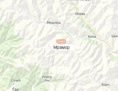 Карьер Мрамор на карте