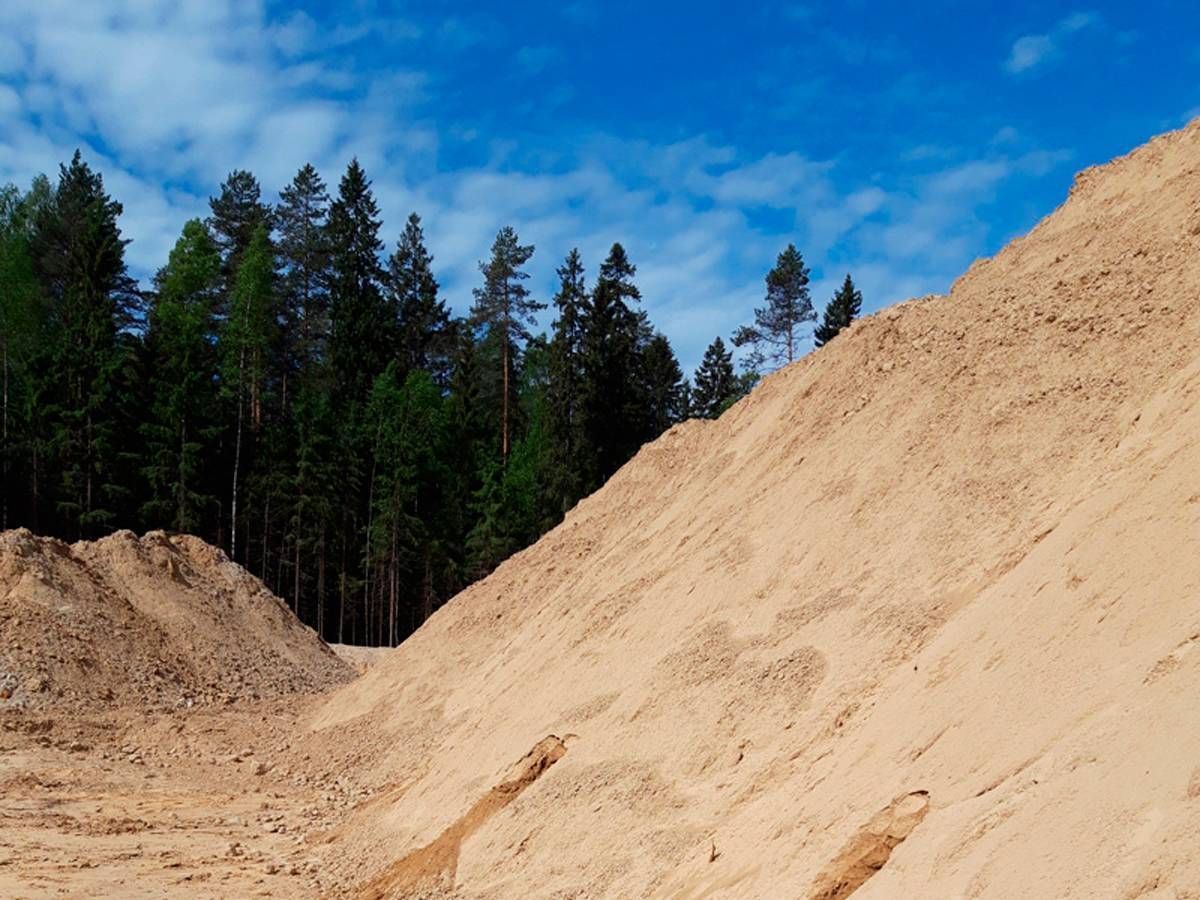 хороший песок на Карьере Александровка
