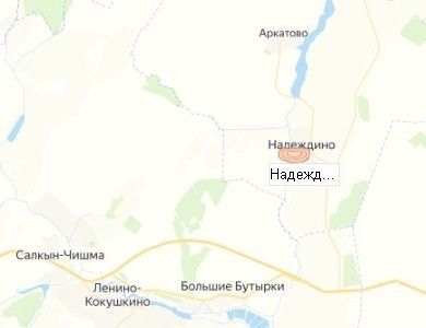 Карьер Надеждинский на карте