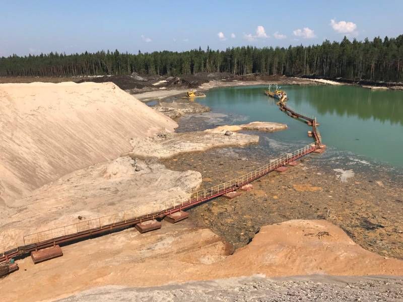 Таменгонт карьер Ленинградская область