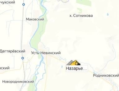 карьер Назарьевский  на карте
