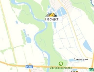 Нерудстрой на карте