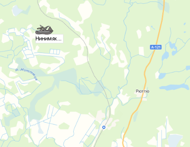 Карьер Нинимяки-1 на карте