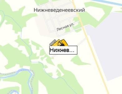 Нижневеденеевский карьер на карте