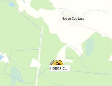 Карьер Новая середка на карте