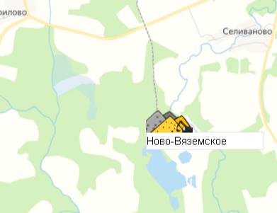 Карьер Ново-Вяземское на карте
