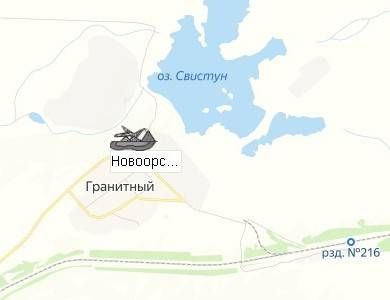 Новоорское месторождение на карте