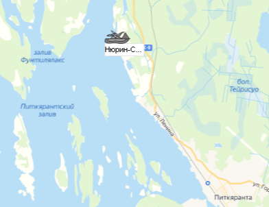 Карьер Нюрин-Саари-1 на карте