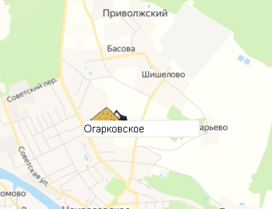 Карьер Огарковское на карте