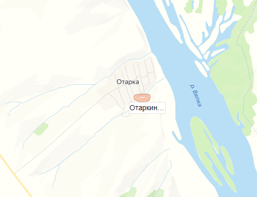 карьер Отаркинское на карте