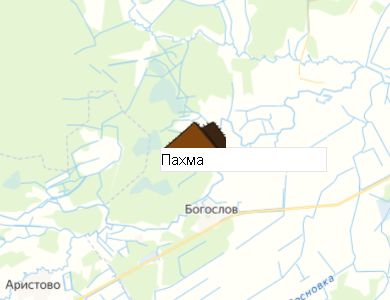 Карьер Пахма на карте