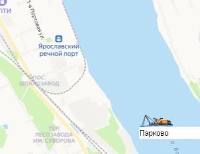 Парково на карте