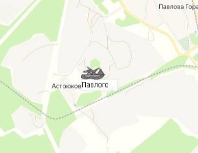 Карьер Павлогорское на карте