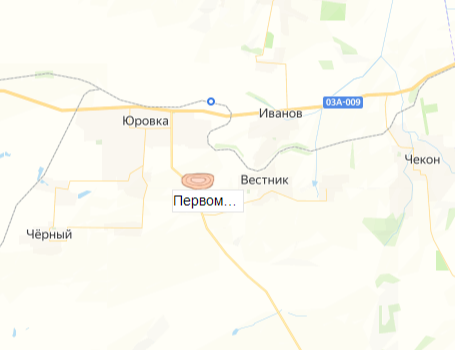 Первомайский горный цех на карте