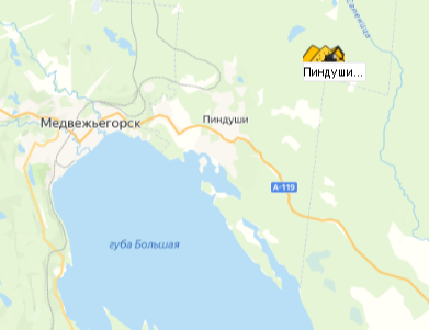 Карьер Пиндуши 2002 на карте