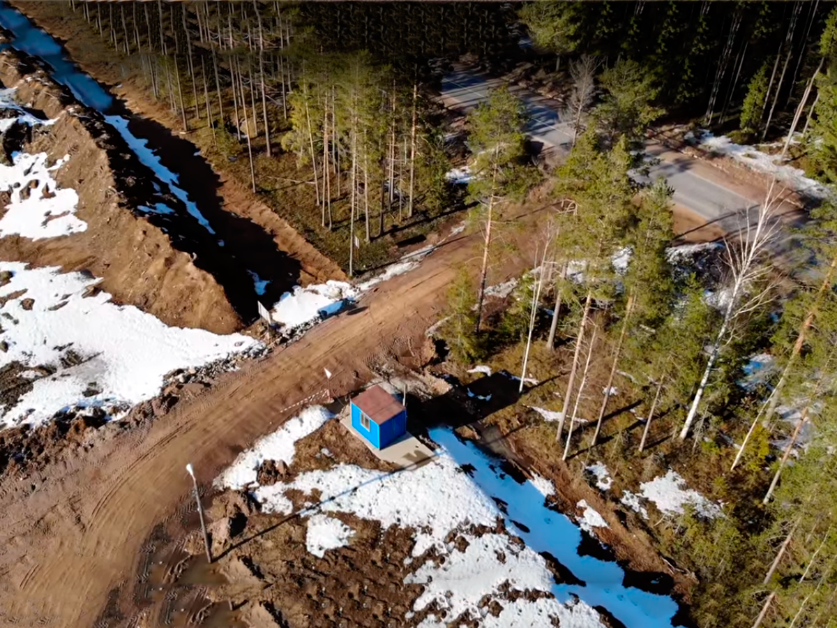 подъездные дороги к карьеру Черничная гора