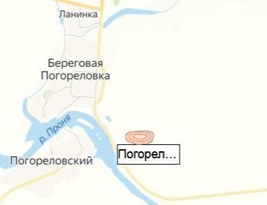 Погореловский карьер на карте