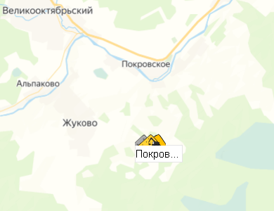 Месторождение Покровское на карте
