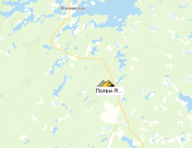 Карьер Полви-Ярви-1 на карте