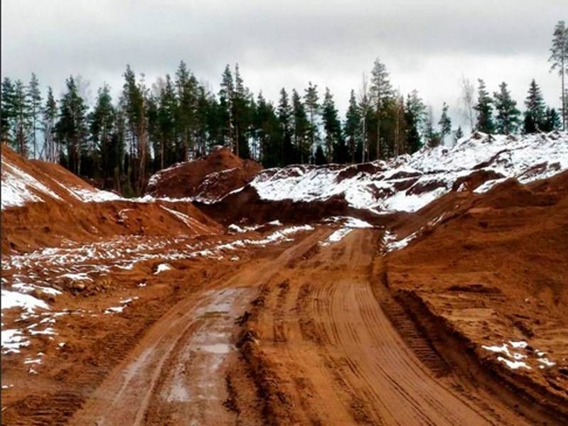 карьер Прилужский Ленинградская область