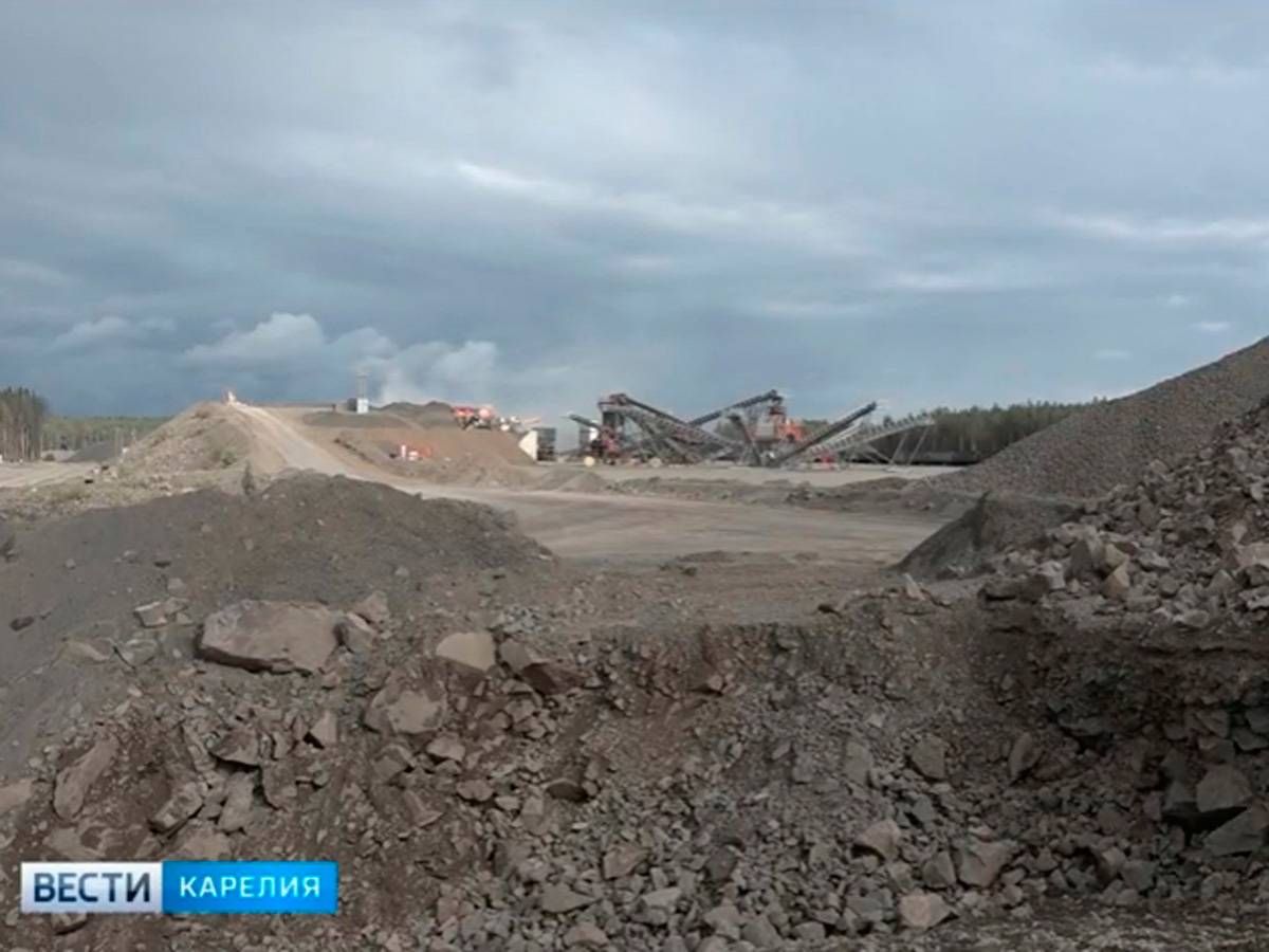 производство щебня в Карелии