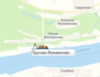 Прусово-Филимоновское на карте