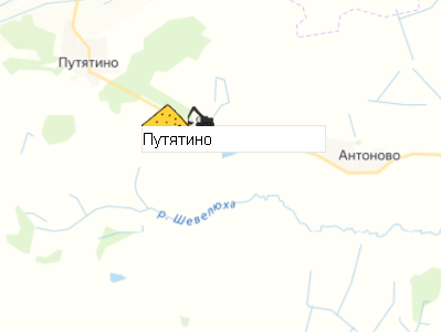 Карьер Путятино на карте