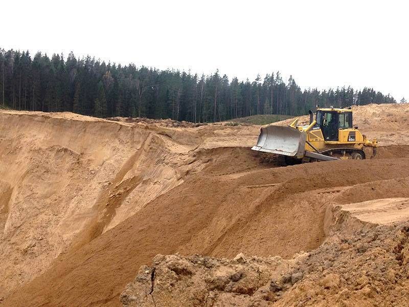 Высокое карьер Ленингадская область