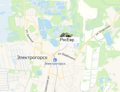 карьер РосЕвроСтрой на карте