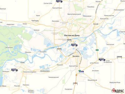 Весовой контроль в Ростовской области на карте