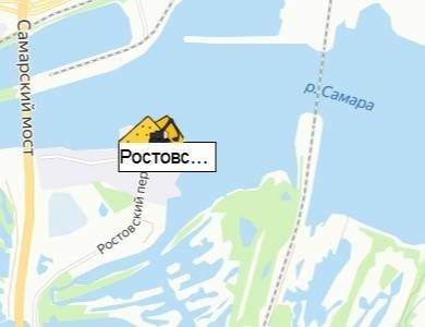 карьер Ростовский пер на карте