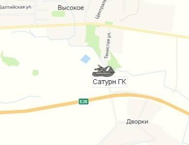Сатурн ГК на карте