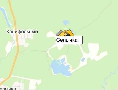 карьер Селычка на карте