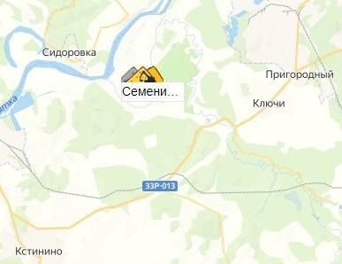 карьер Семенихинский на карте