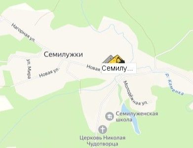 карьер Семилуженское на карте