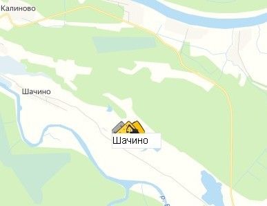 карьер Шачино на карте