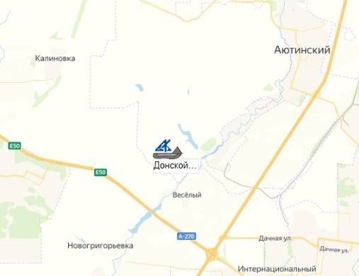 Донской камень на карте