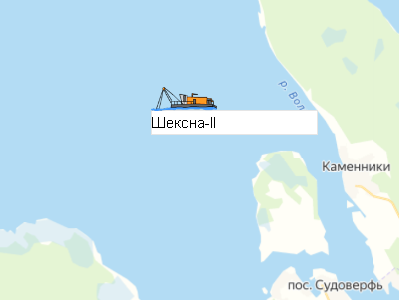 Карьер Шексна-II на карте