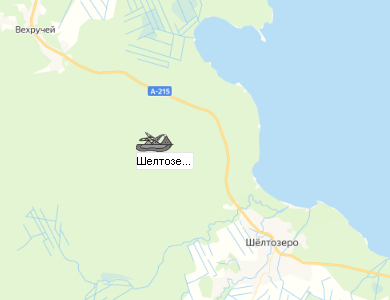 Шелтозерское уч. Южный на карте