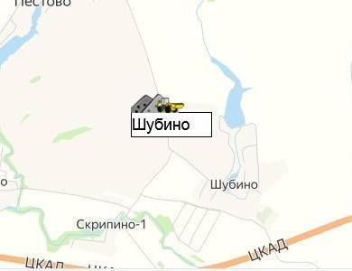 Площадка Шубино на карте