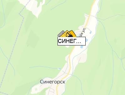 карьер Синегорский  на карте