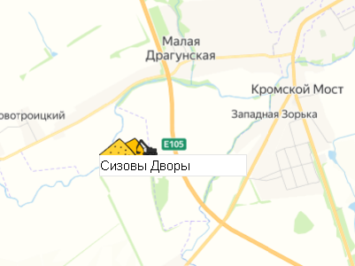 Карьер Сизовы Дворы  на карте