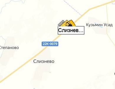 карьер Слизневский на карте