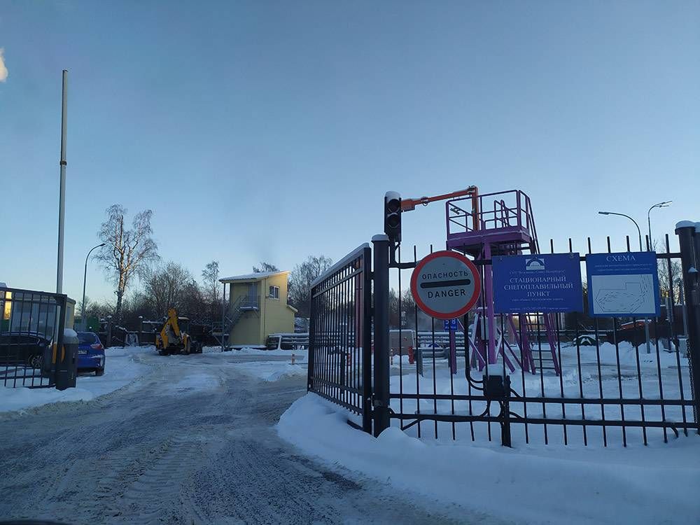 снегоплавильный пункт на кушелевке