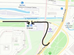 Снегоприемка на стачек схема проезда