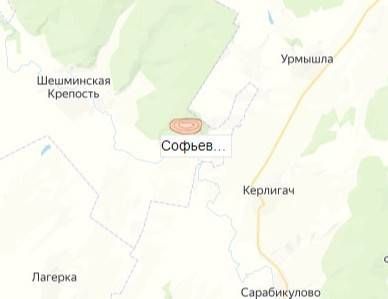 карьер Софьевский  на карте