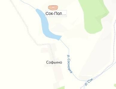 Карьер Сок-Поляевской на карте