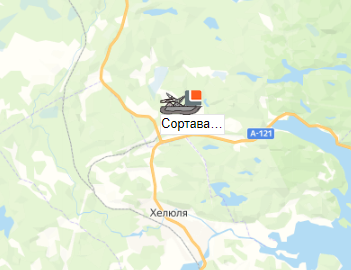 Сортавальский ДСЗ на карте