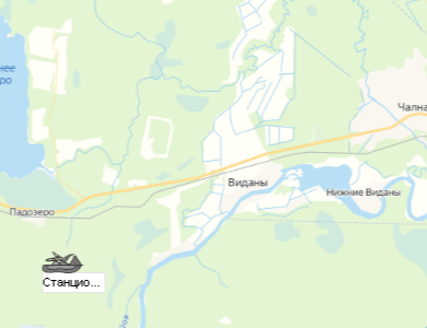 Карьер Станционное на карте