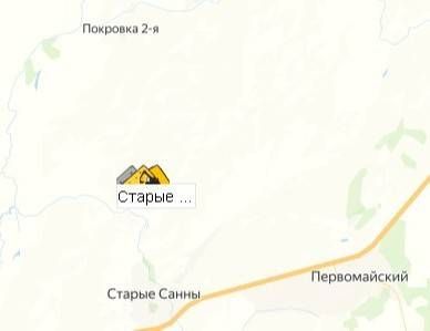 Карьер Старые Санны-2 на карте